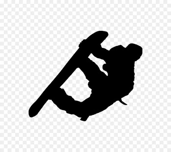 Silhouette Snowboarding Sport Decal - Silhouette 