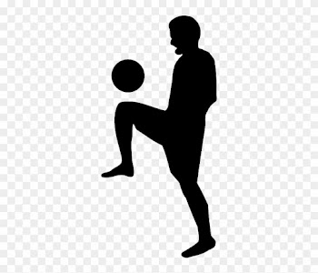 Silhouette Soccer, Football, Dribble, Game, Black, - Soccer Silhouette Gif