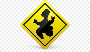 silhouette symbol yellow sign - Public 