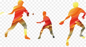 Silhouette Table tennis - Silhouette figures 