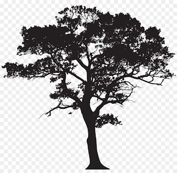 Silhouette Tree Clip art - mural 