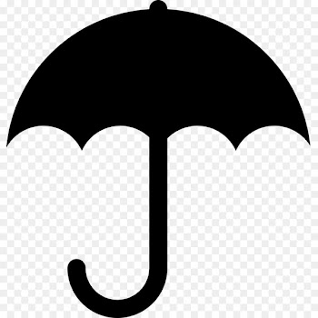Silhouette Umbrella Clip art - hold an umbrella 