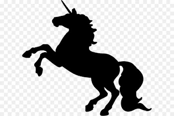Silhouette Unicorn Drawing Clip art - unicorn horn 