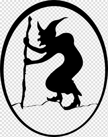 Silhouette Witchcraft , Silhouette transparent background PNG clipart