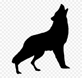 Silhouette, Wolf, Howling, Art, Wild, Animal, Nature - Wolf Howling Silhouette