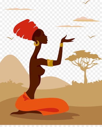 Silhouette Woman African American Illustration - vector minority women 