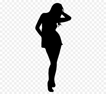 Silhouette Woman Clip art - Women Body Contour 