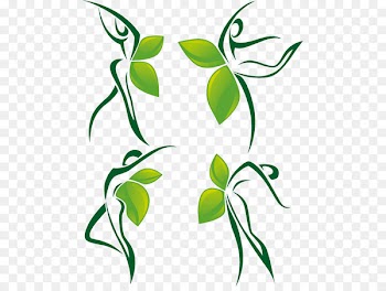 Silhouette Woman Euclidean vector Illustration - Creative green icon Creative Women 