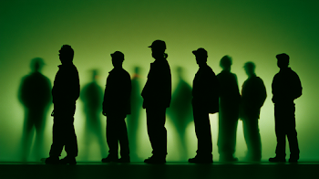 Silhouettes of Apprentices in a Professional Setting