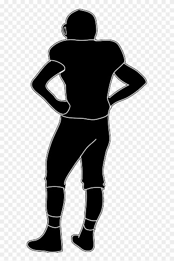 Silhouettes Of People - Back Of Football Players