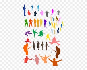 Silhouettes Png Images - People Silhouettes Clipart Colorful