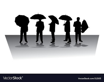 Silhouettes vector image