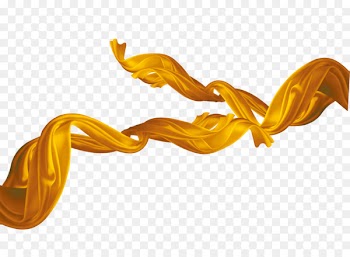Silk Ribbon Download - Golden yellow silk ribbon 