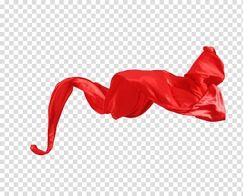 Silk Ribbon Red Textile, Red Ribbon transparent background PNG clipart
