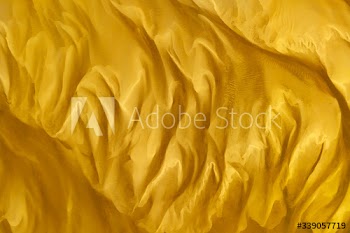 Silky colorful fabric