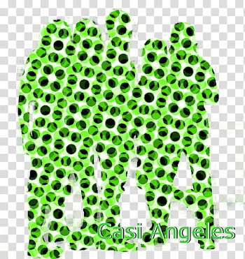 Silueta de Casi Angeles transparent background PNG clipart