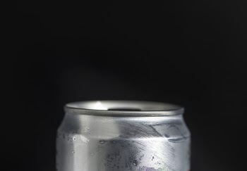 Silver Aluminum Can
