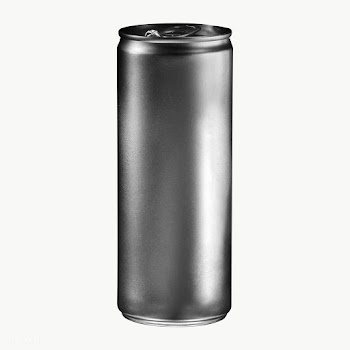 Silver aluminum can with copy space  | Free  transparent png - 2327796