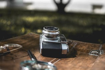 Silver and Black Point-and-shoot Camera