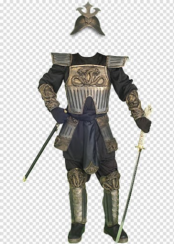 Silver and black soldier costume, Halloween costume Body armor Clothing BuyCostumes.com, knight armour transparent background PNG clipart