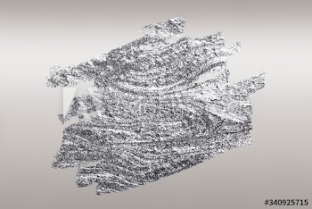 Silver brush stroked textured background