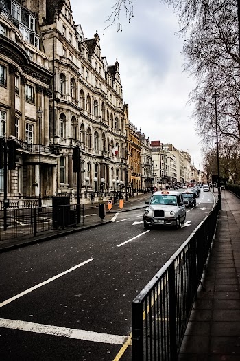 Silver Car Beside Building
