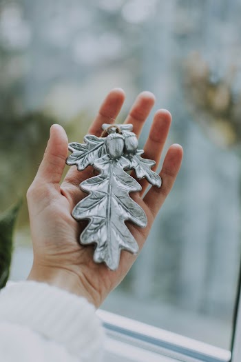 Silver Christmas Tree Ornament