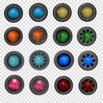 Silver claw for gemstone, assorted color of beaded bracelets transparent background PNG clipart
