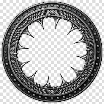 Silver claw for gemstone, black and gray metal frame transparent background PNG clipart