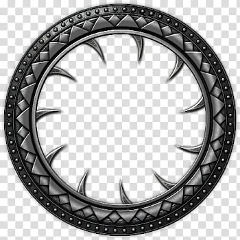 Silver claw for gemstone, round black and silver analog watch transparent background PNG clipart