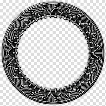 Silver claw for gemstone, round gray metal frame illustration transparent background PNG clipart