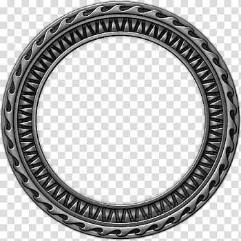 Silver claw for gemstone, round grey gear illustration transparent background PNG clipart