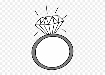 Silver Clipart Black And White - Wedding Ring Clipart