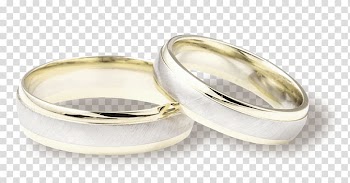 Silver-colored wedding bonds, Wedding ring Marriage, Ring transparent background PNG clipart