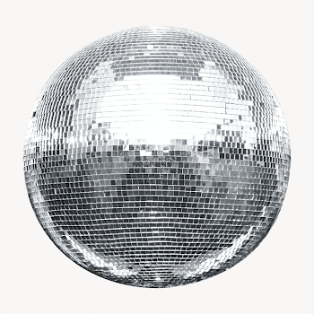 Silver disco ball, party design | Free Photo - rawpixel