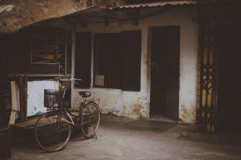 Silver Dutch Bike