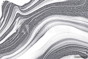 Silver fluid art marbling paint textured background
