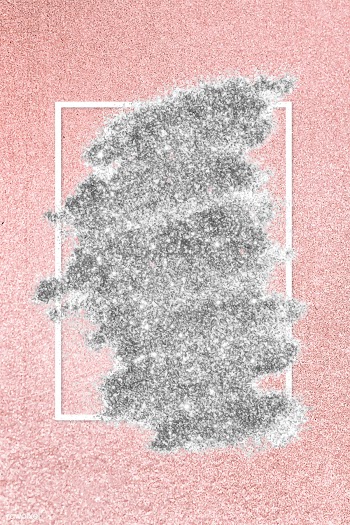 Silver glitter smudge | Free stock vector - 592303