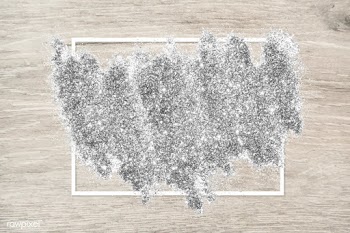 Silver glitter smudge | Free stock vector - 592317