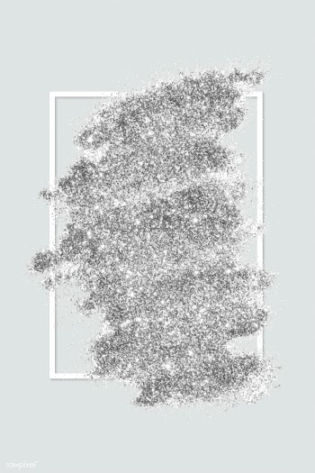 Silver glitter smudge | Free stock vector - 592323