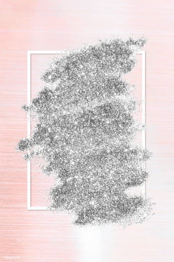 Silver glitter smudge | Free stock vector - 592364