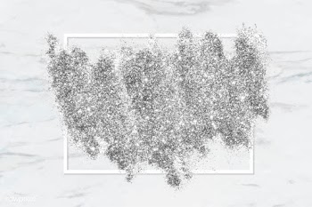 Silver glitter smudge | Free stock vector - 592405