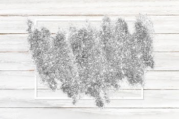 Silver glitter smudge | Free stock vector - 592428