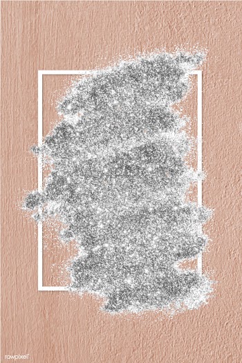 Silver glitter smudge | Free stock vector - 592475