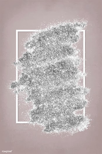 Silver glitter smudge | Free stock vector - 592486