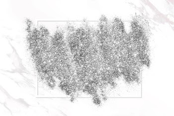 Silver glitter smudge | Free stock vector - 592542