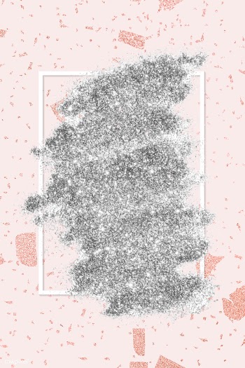 Silver glitter smudge | Free stock vector - 592547