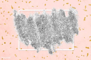 Silver glitter smudge | Free stock vector - 592571