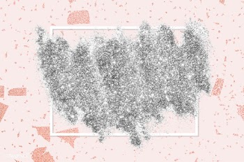 Silver glitter smudge | Free stock vector - 592575