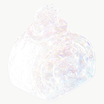 Silver holographic strawberry cake roll design element  | Free  transparent png - 2345971